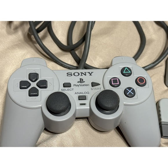 Sony Playstation 1 console bundle used with 3 controllers, Power Cord - Picture 9 of 16